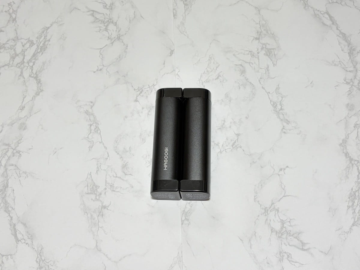 HAGOOGI充電式カイロ【分離前】