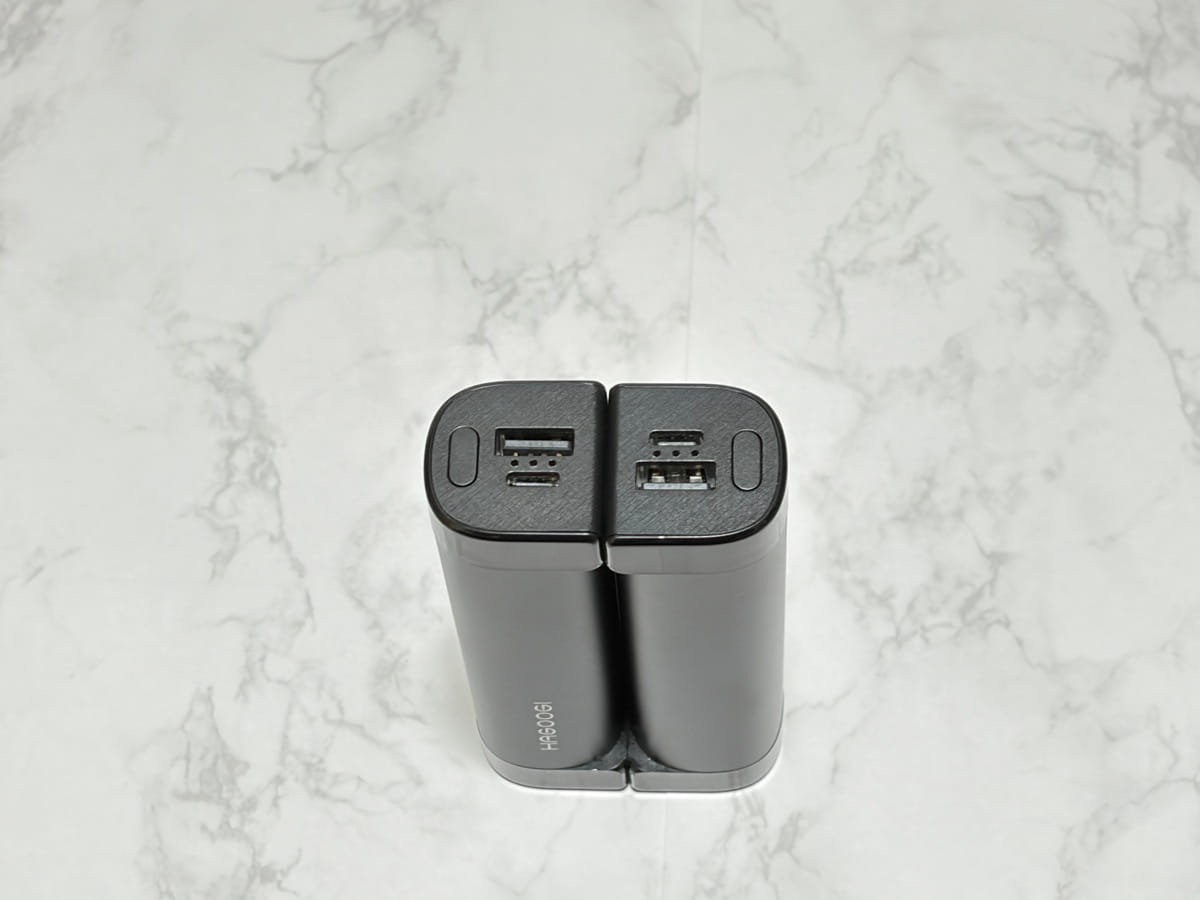 HAGOOGI充電式カイロの端子